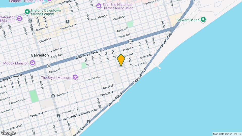 1418 Ave M 1/2 Mapa y Detalles de la Ubicación