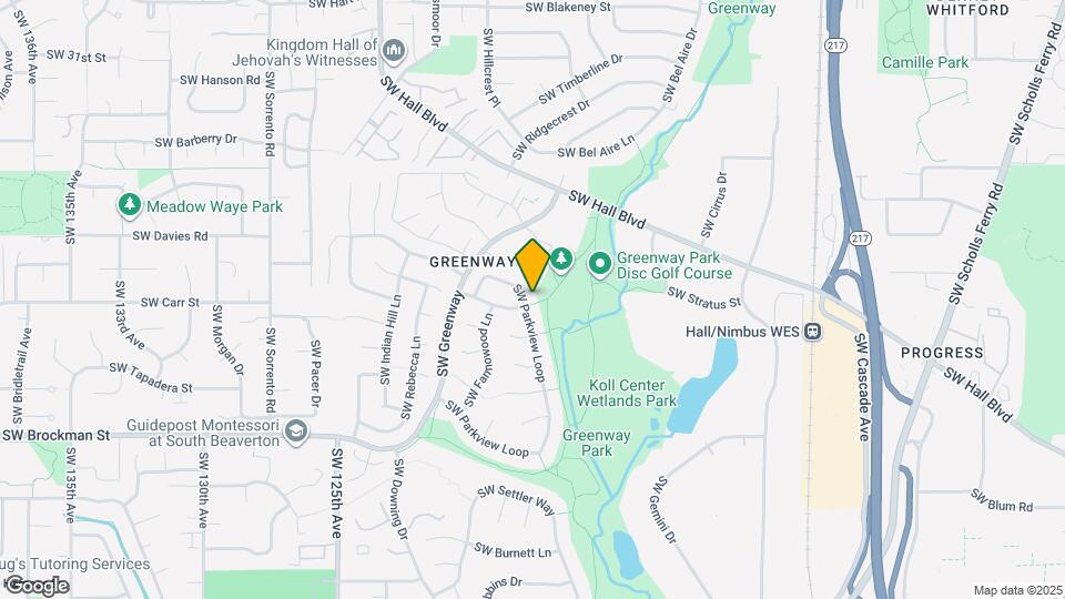 8500 SW Parkview Loop Map and Location Details