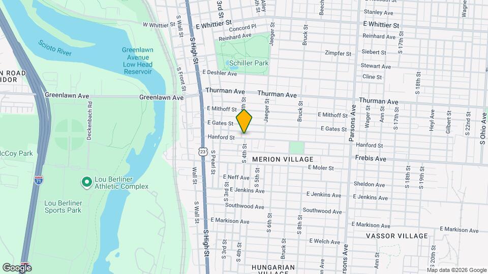 112 Hanford St Map and Location Details