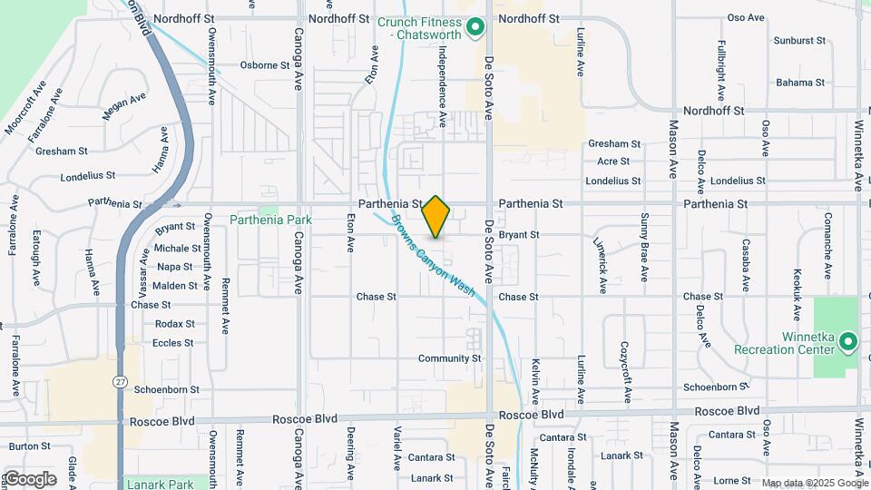 8565 Independence Ave, Unit Bryant Place Condo Map and Location Details