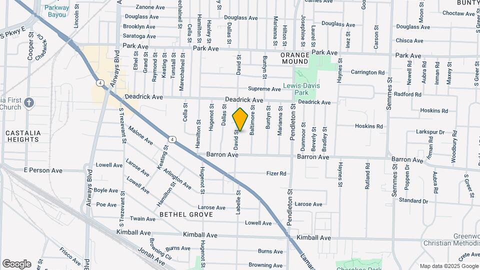 1576 David St Map and Location Details