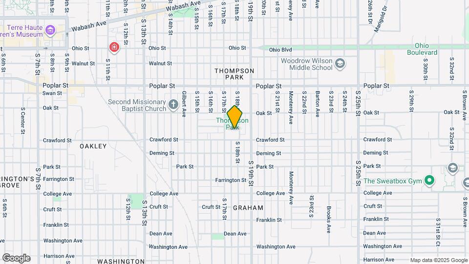 1723 Thompson Ave Mapa y Detalles de la Ubicación