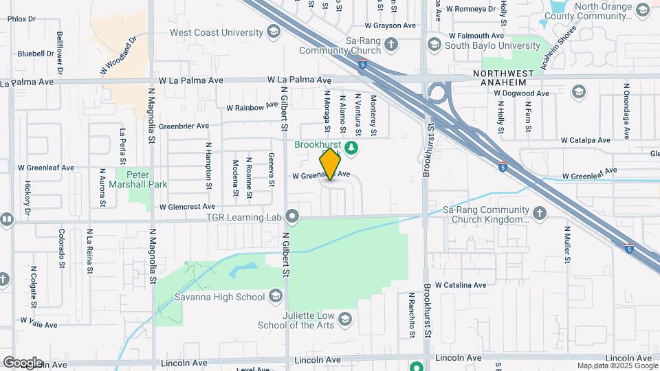 2333 W Gramercy Ave Mapa y Detalles de la Ubicación