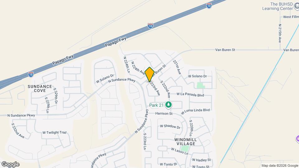 22377 W Solano Dr Mapa y Detalles de la Ubicación