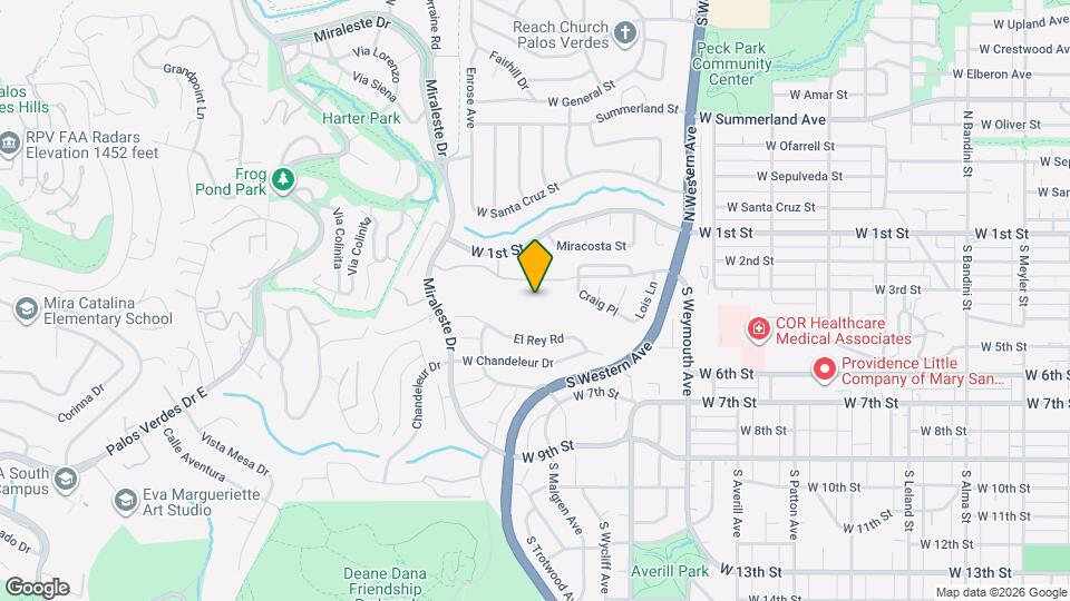 348 Miraleste Dr Map and Location Details