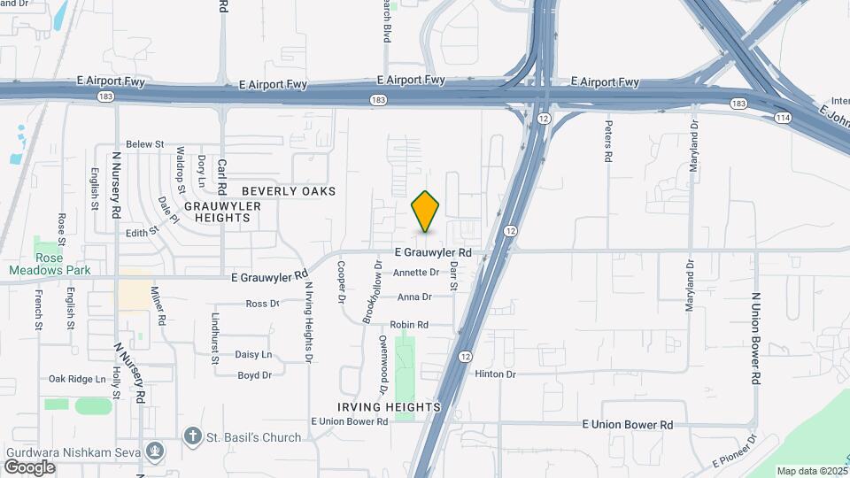 1615 Voirin Rd Map and Location Details