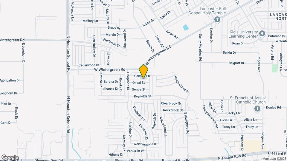 1727 Oneal St Mapa y Detalles de la Ubicación