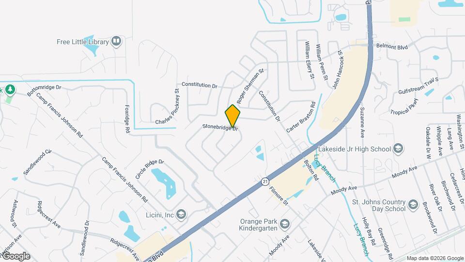 2391 Stonebridge Dr Mapa y Detalles de la Ubicación