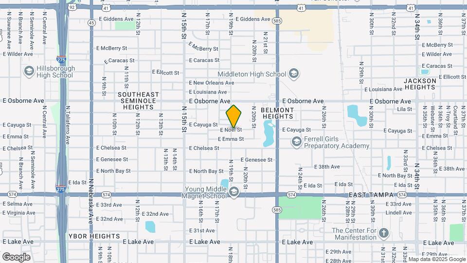 1901 E Noel St Map and Location Details