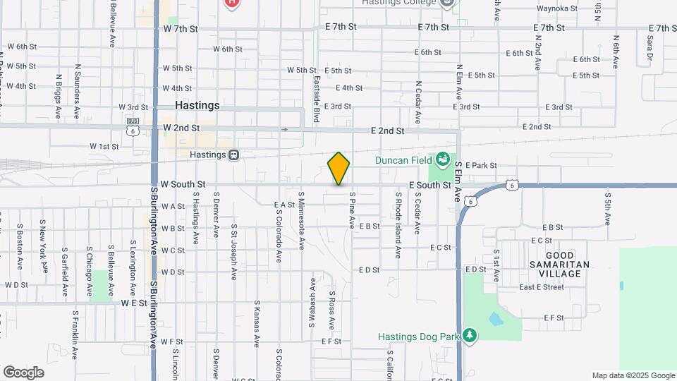 134 E South St Map and Location Details