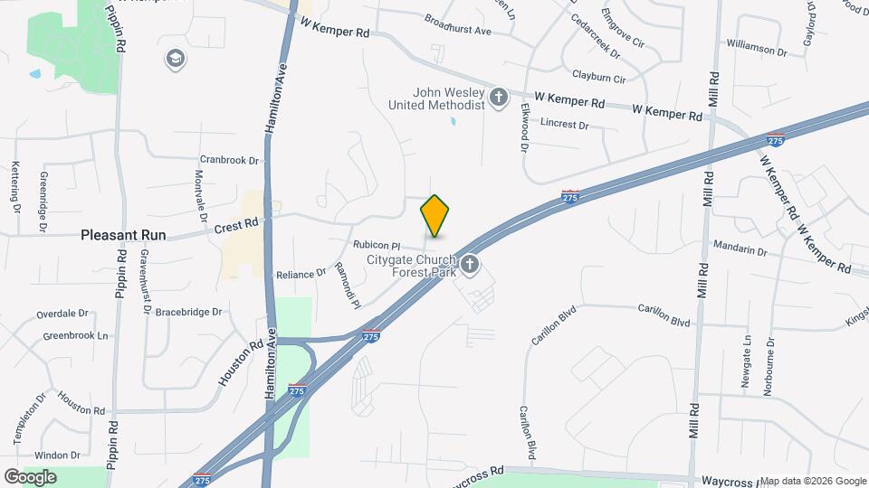 2036 Rubicon Pl Map and Location Details