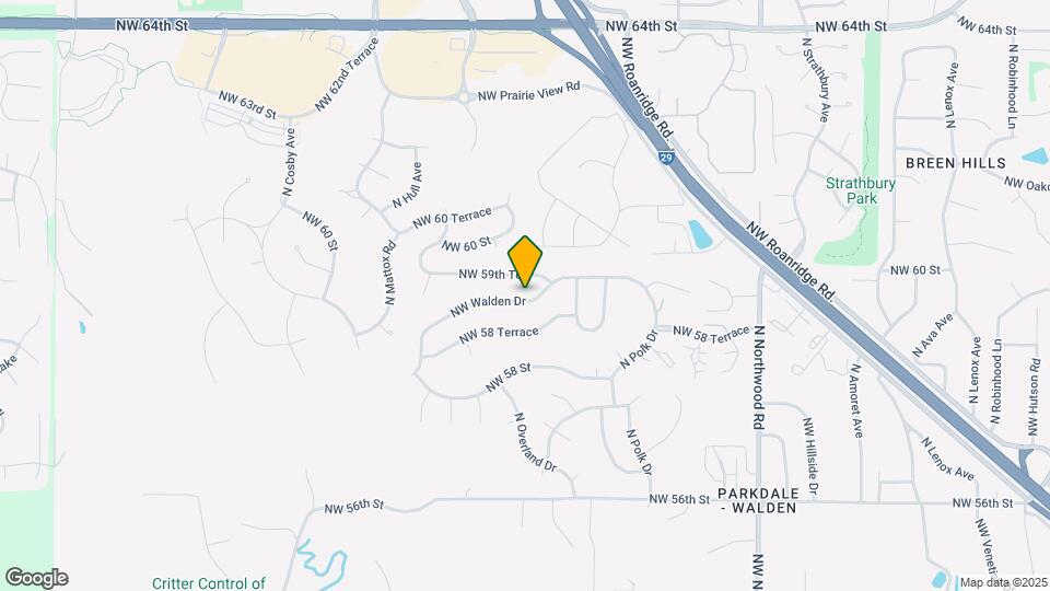 5208 NW Walden Dr Map and Location Details