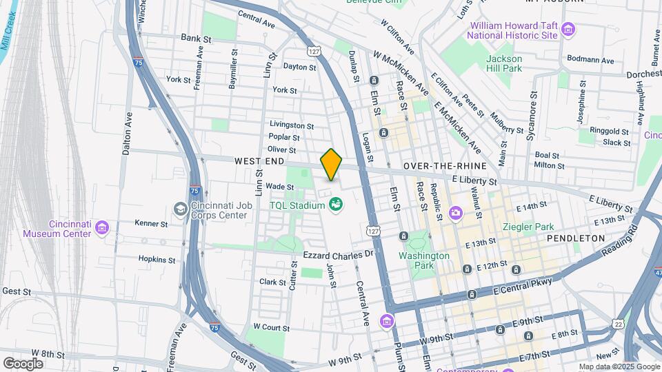 414 Wade St Map and Location Details