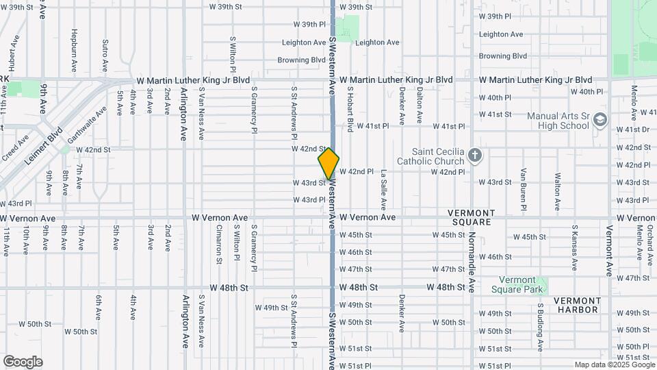 1700 W 43rd St, Unit A Mapa y Detalles de la Ubicación