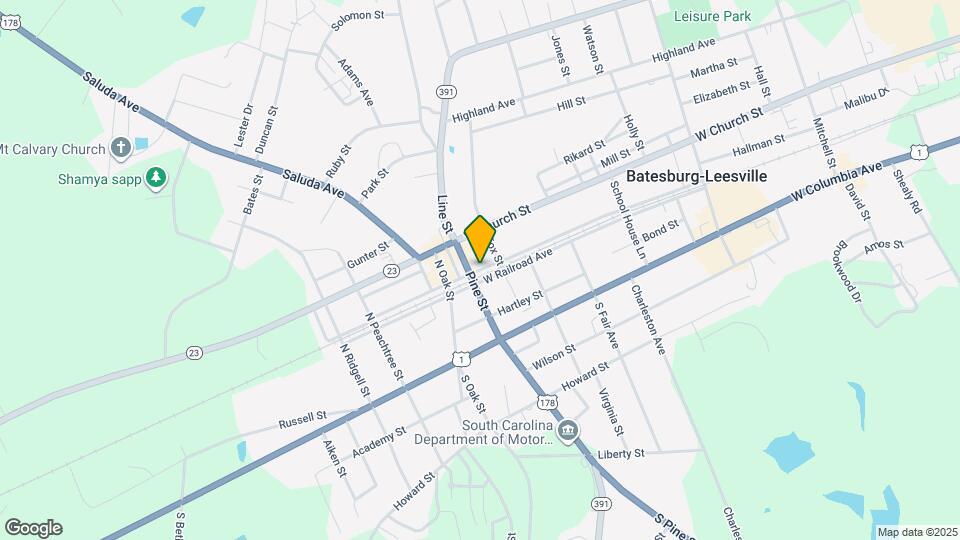 448 W Railroad Ave Map and Location Details