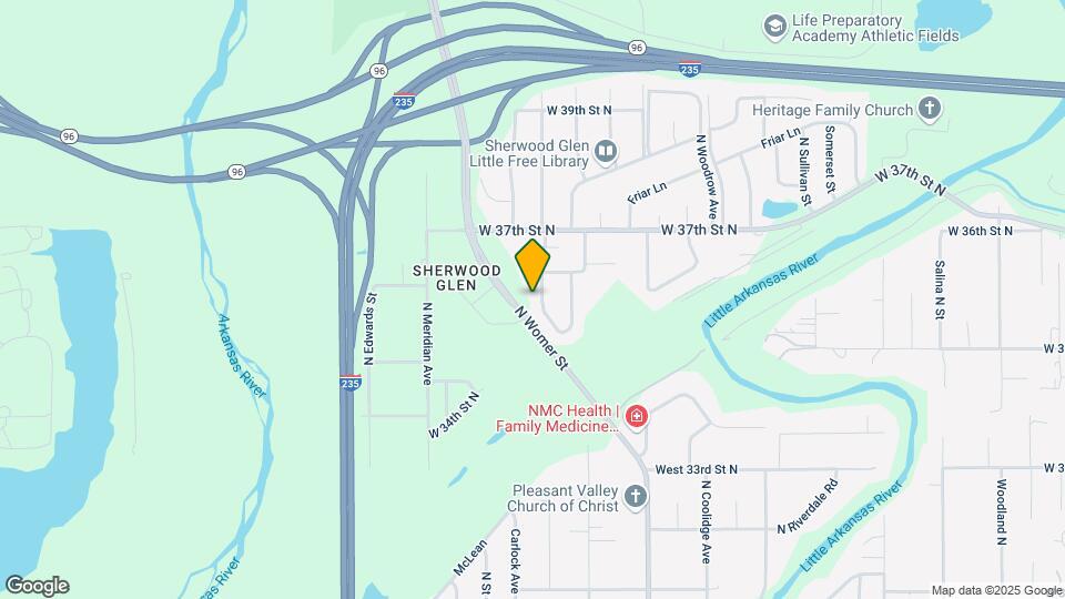 3607 N Athenian St Map and Location Details