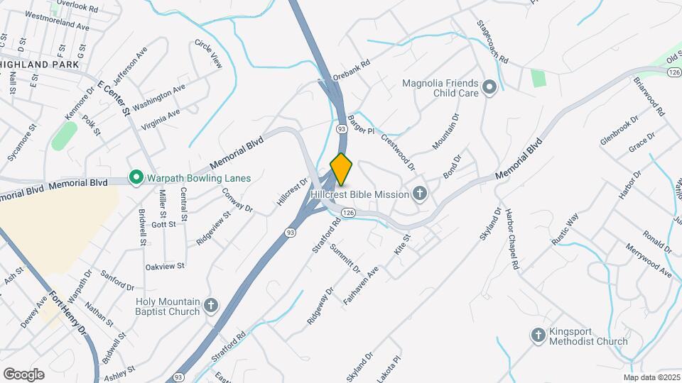 3802 Memorial Blvd Map and Location Details