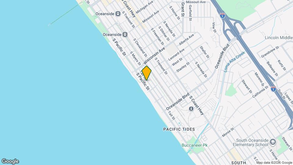 910 S Pacific St Map and Location Details