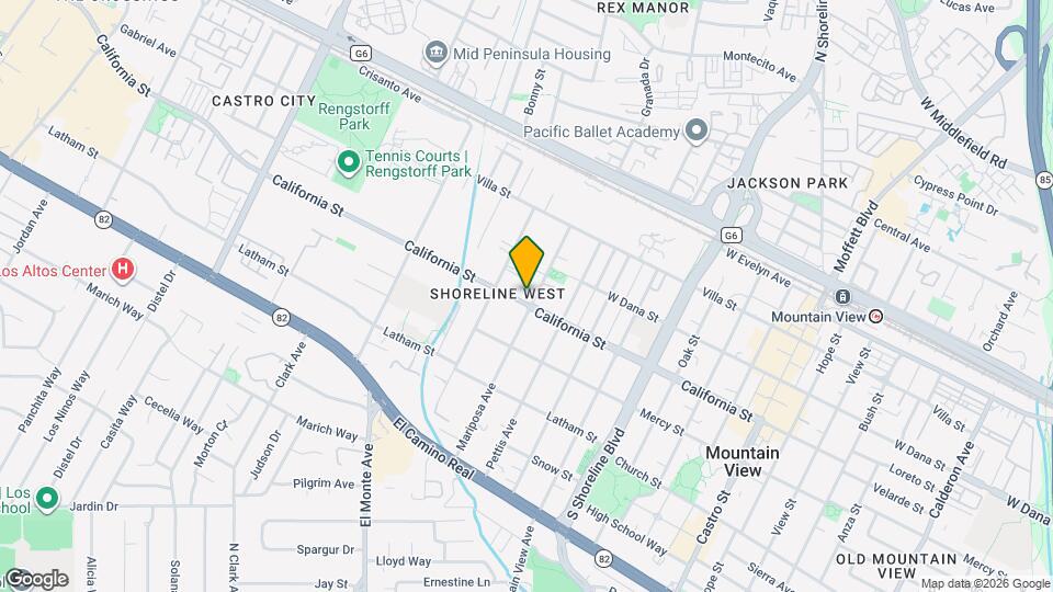 1610 California St Map and Location Details