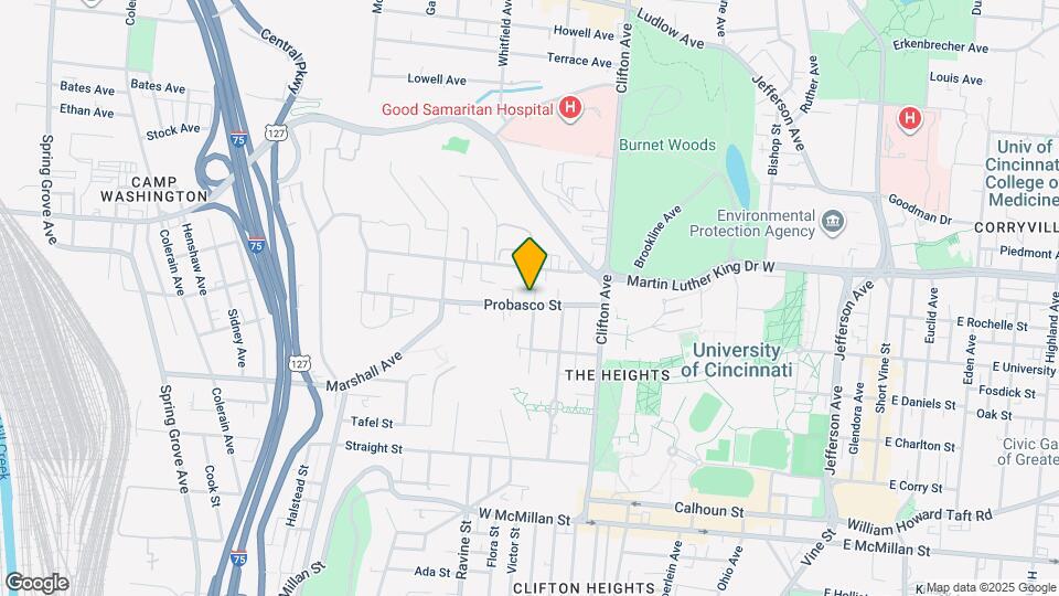 362 Probasco St Map and Location Details