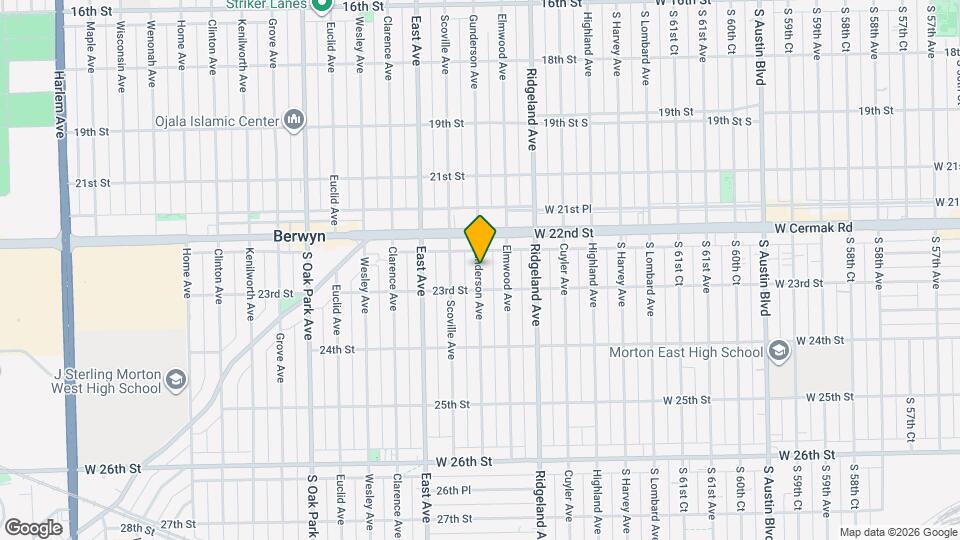 2249 Gunderson Ave Map and Location Details