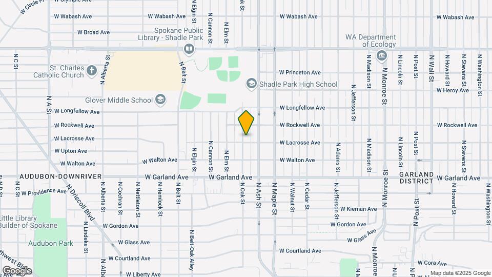 4104 N Oak St Mapa y Detalles de la Ubicación