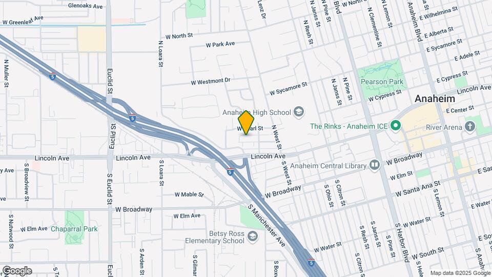 1221 W Diamond St Map and Location Details