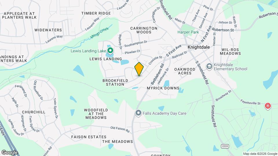 610 Crosstie St Mapa y Detalles de la Ubicación