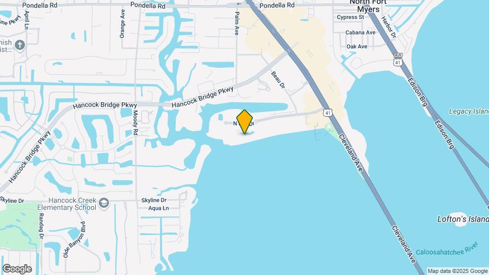 3490 N Key Dr, Unit Waterfront condo Map and Location Details