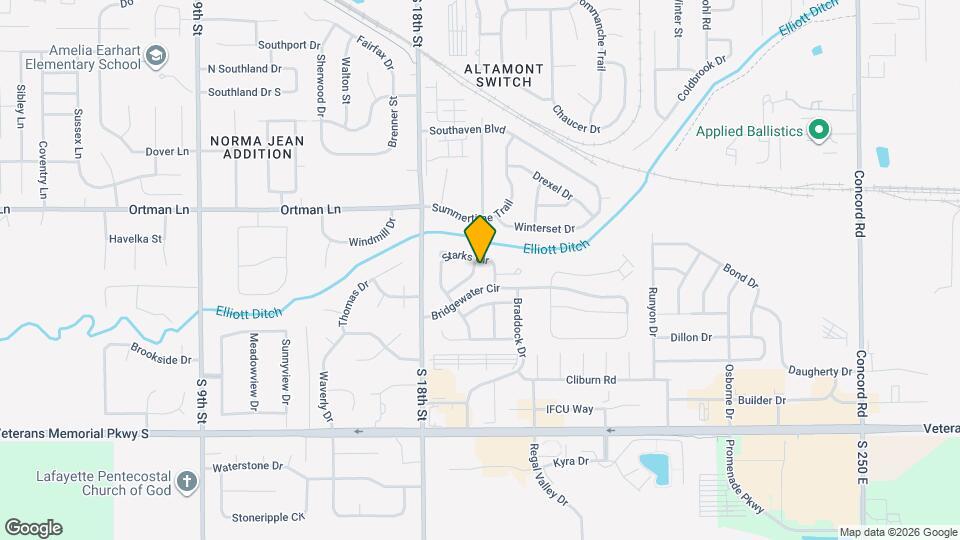 1929 Chamberlin Dr Map and Location Details