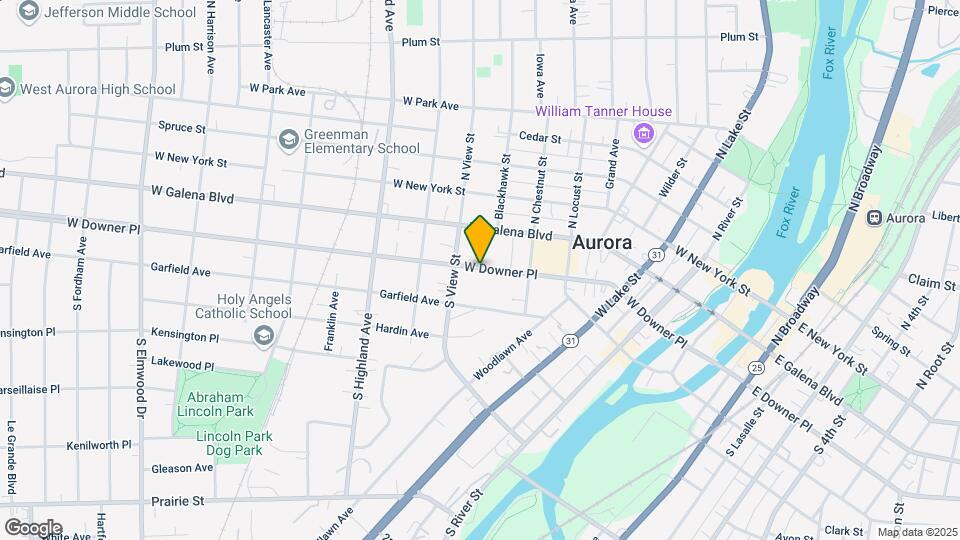 460 W Downer Pl Map and Location Details