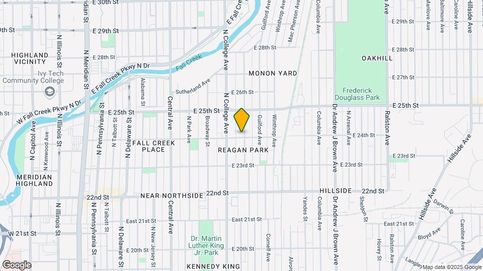 2402 Carrollton Ave Map and Location Details