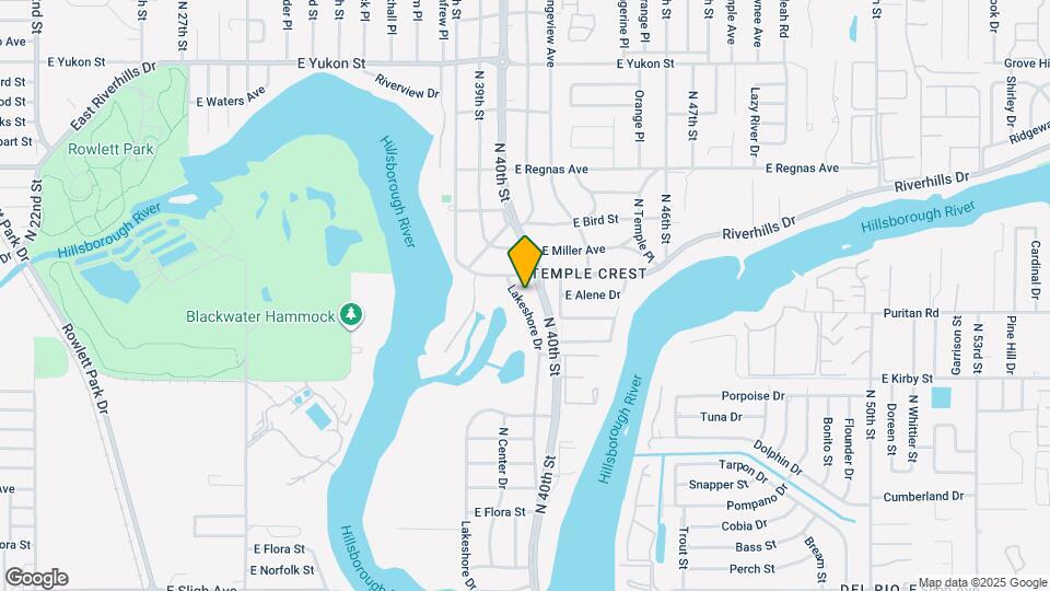 7919 Lakeshore Dr, Unit D Map and Location Details