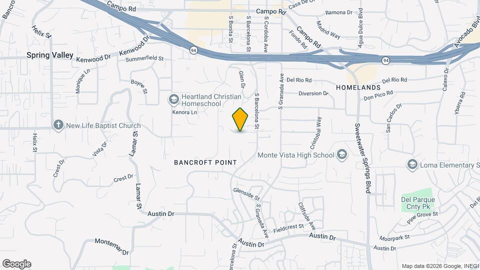 9929 Via De Oro Map and Location Details