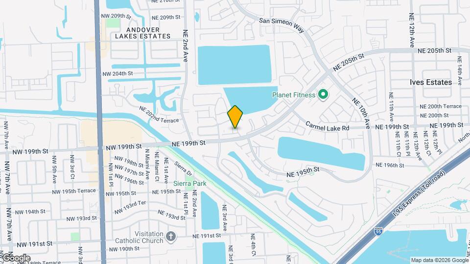 337 Ives Dairy Rd Map and Location Details