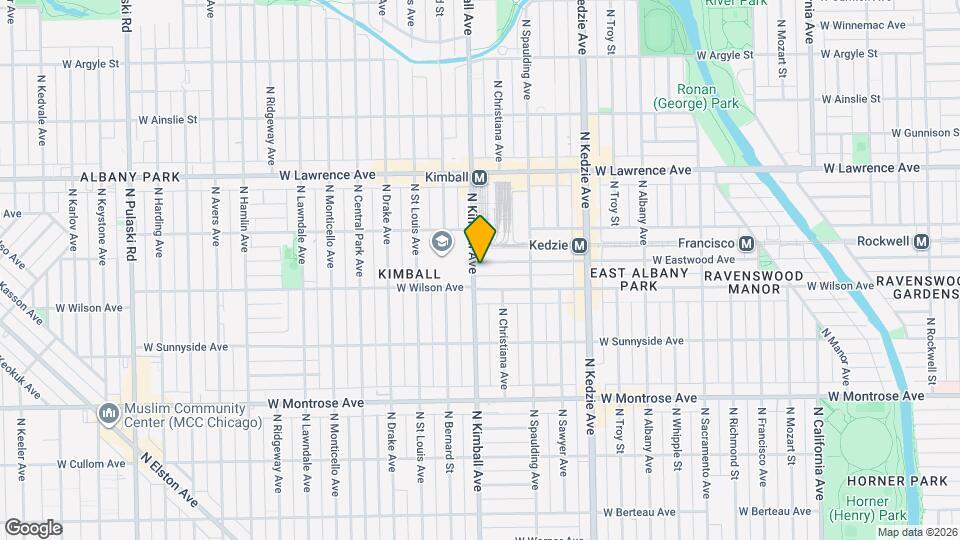 3355 W Eastwood Ave, Unit 2 Map and Location Details