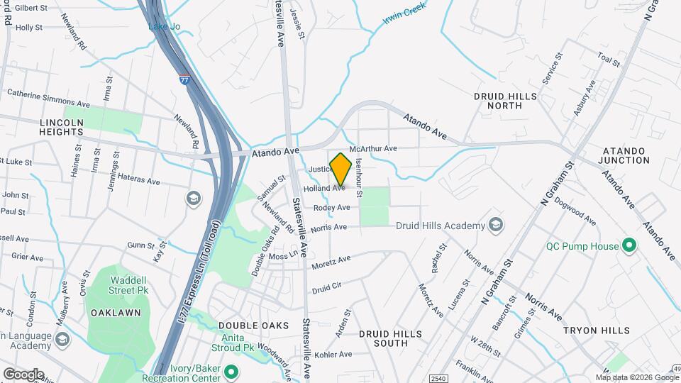 1025 Holland Ave Map and Location Details