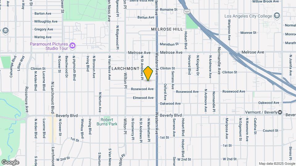 4934 Maplewood Ave Map and Location Details