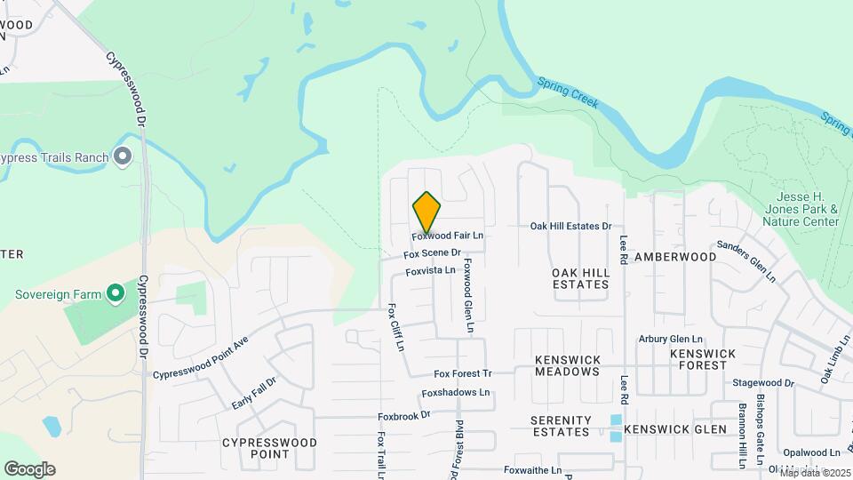 7218 Foxwood Fair Ln Map and Location Details