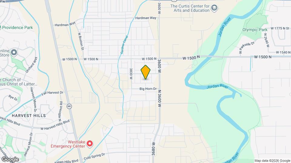 3698 W 1330 N Map and Location Details