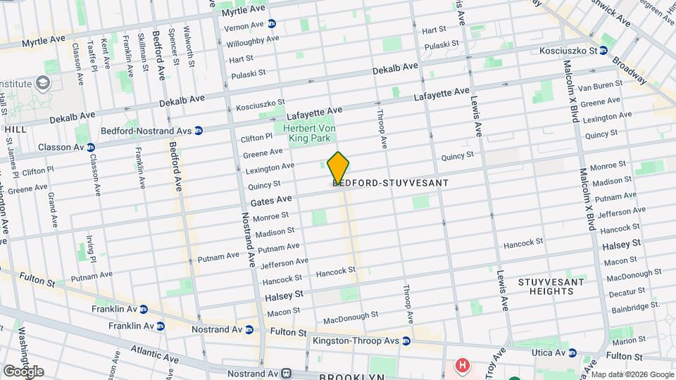 547 Gates Ave, Unit 1 Mapa y Detalles de la Ubicación
