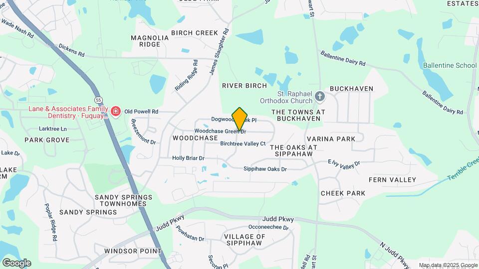 500 Woodchase Green Dr Map and Location Details