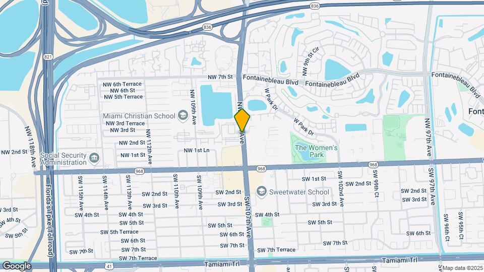 210 NW 107th Ave Map and Location Details