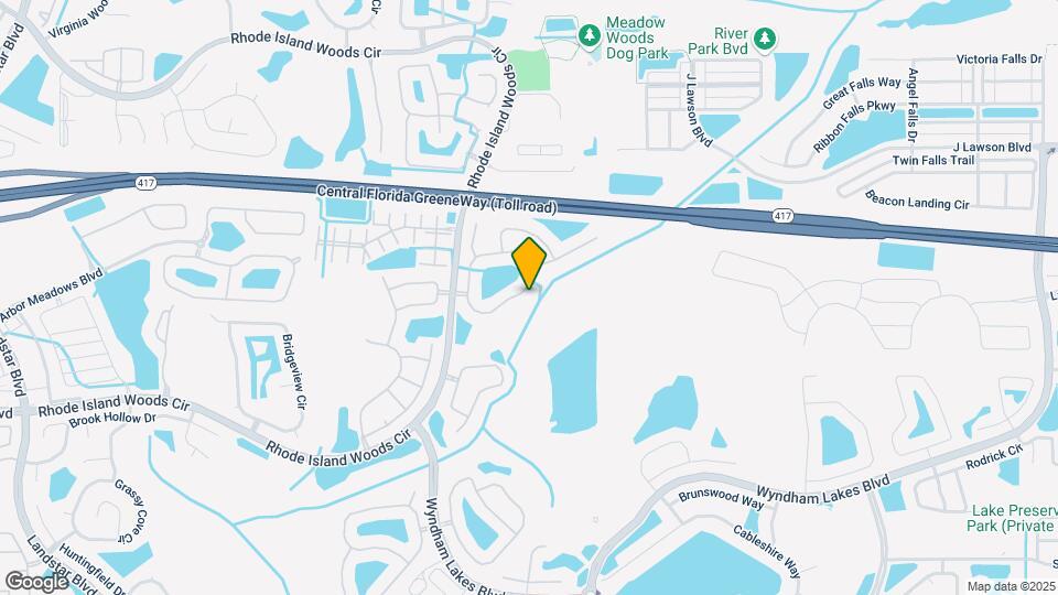 1834 Meadow Pond Way Map and Location Details