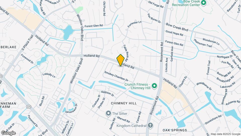 3607 Chimney Creek Dr Map and Location Details