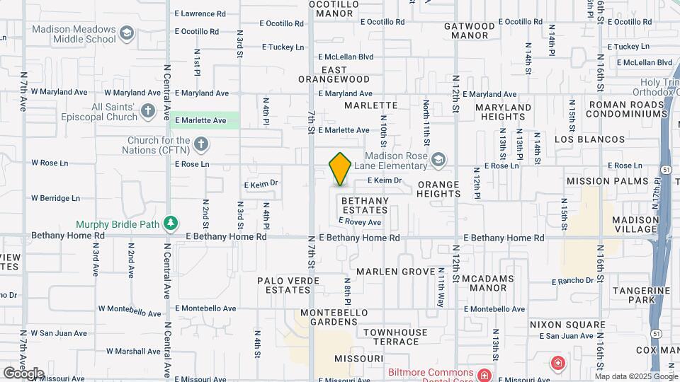 808 E Cavalier Dr Map and Location Details