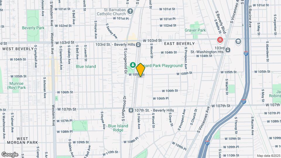 10511 S Hale Ave Map and Location Details