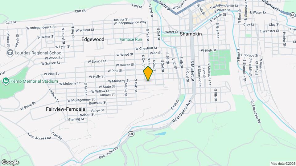 804 W Mulberry St Map and Location Details