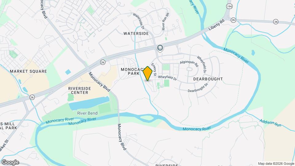 1808 Monocacy View Cir Map and Location Details