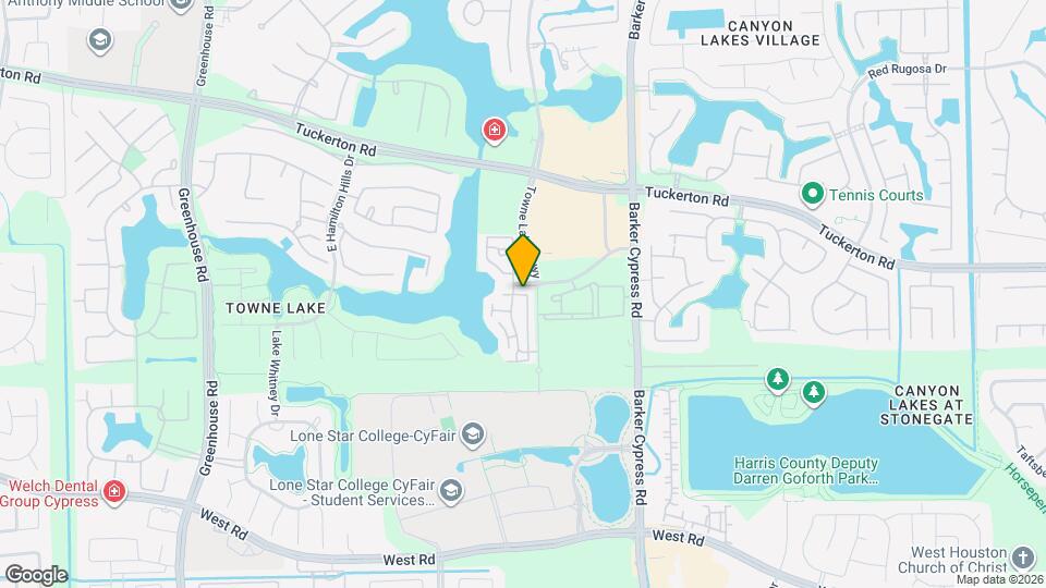 9526 Caddo Ridge Ln Map and Location Details